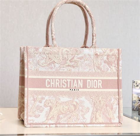 christian dior purse pink|christian dior book tote personalized.